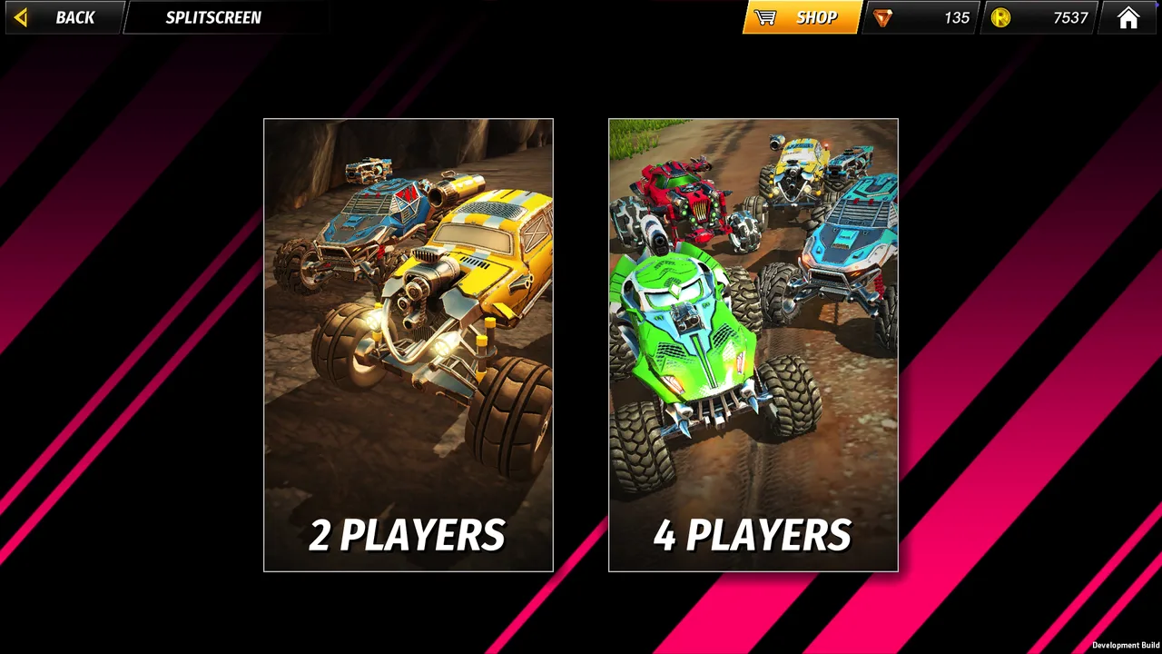 Split screen multiplayer
