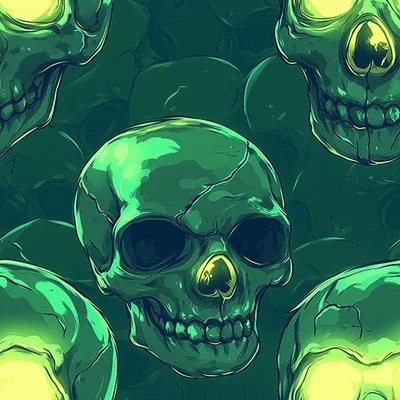 Green Skulls