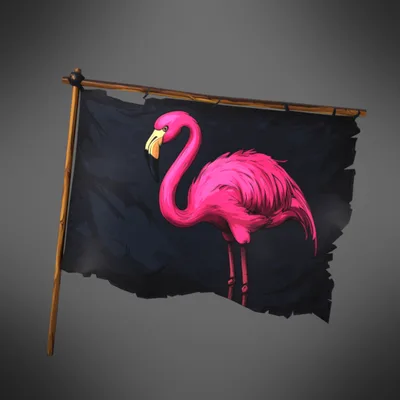 Flamingo flag